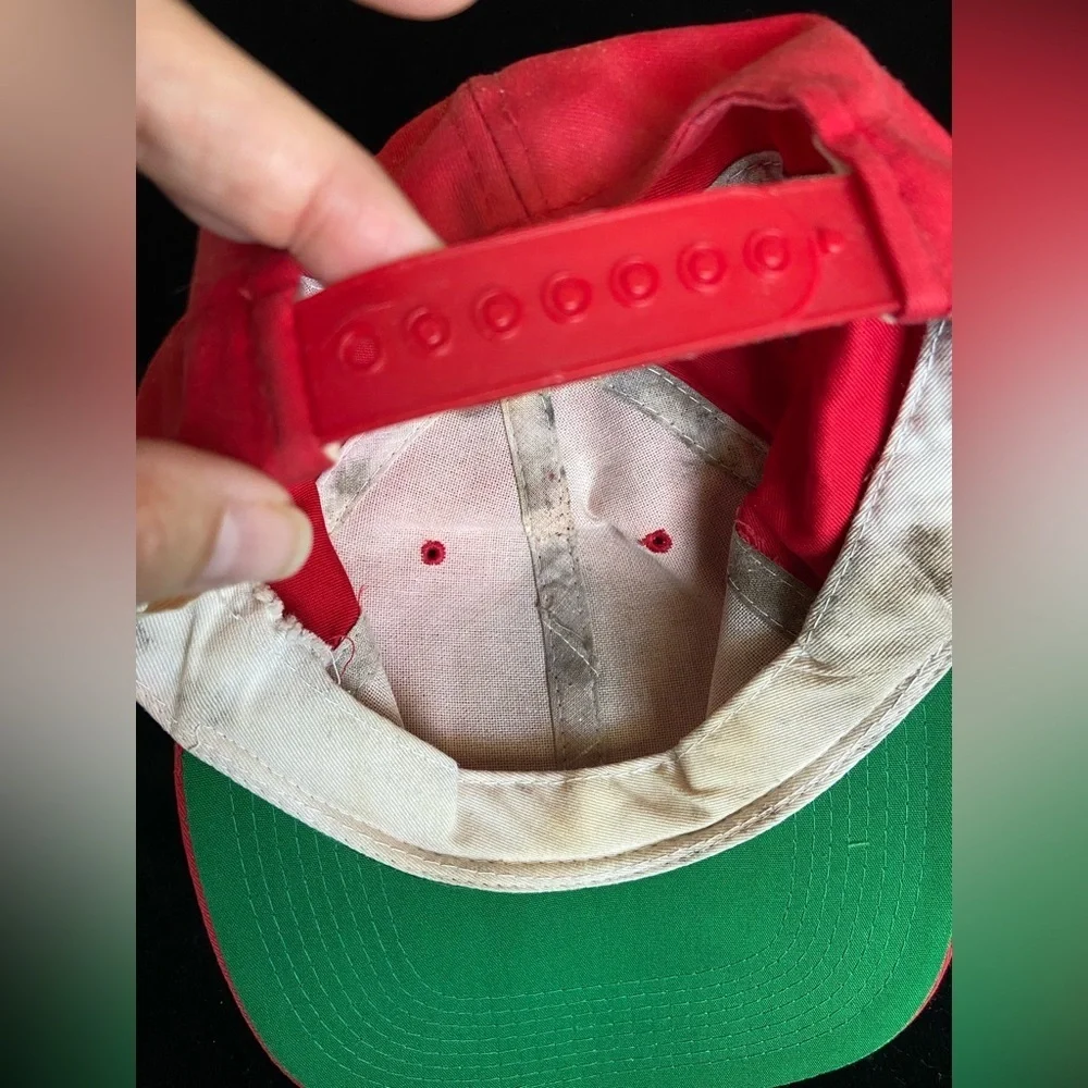 🩵 Vintage Super Bowl 27 XXVII Red Rose New Era Hat - Rare- FLAWED